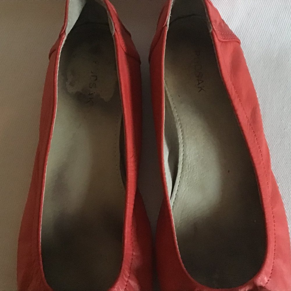 Dark Salmon  Leather Rudsak Flats / Loafers - Picture 6 of 6